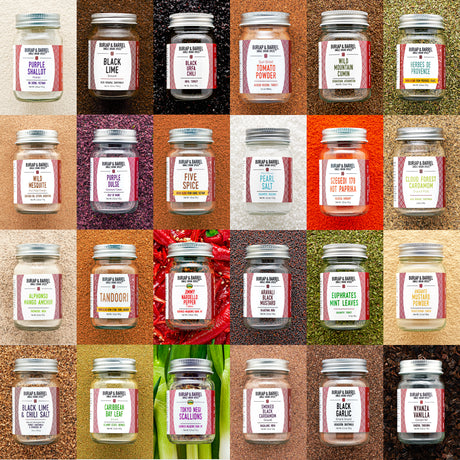 Chef's Collection 24 spice set from Burlap & Barrel