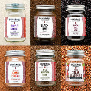 6 spice Chef's Collection from Burlap & Barrel