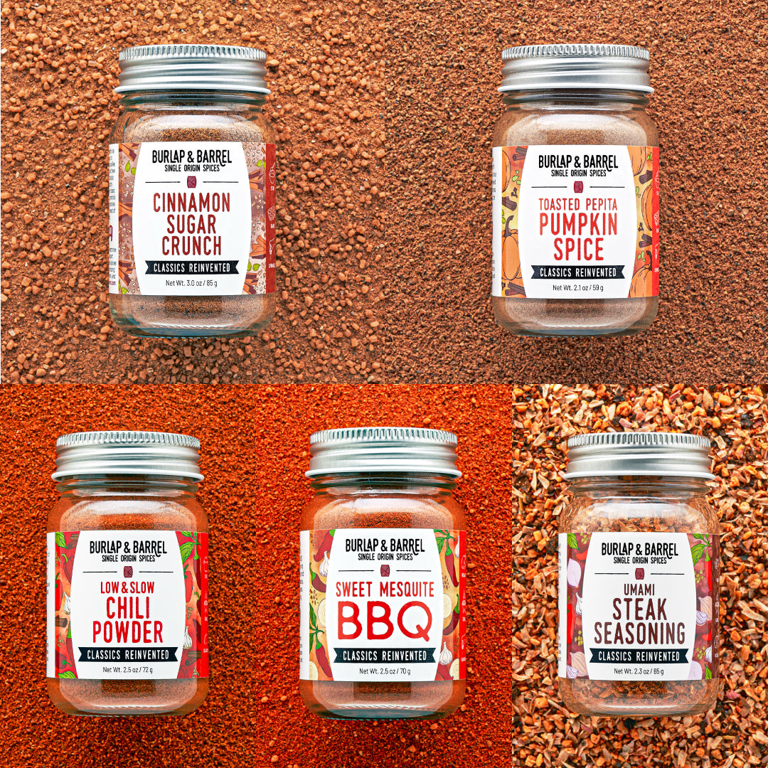 5-spice Classics Reinvented Collection from Burlap & Barrel