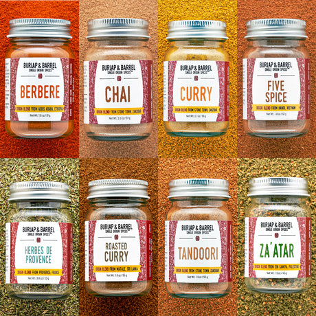 Origin Blends 8-spice set from Burlap & Barrel