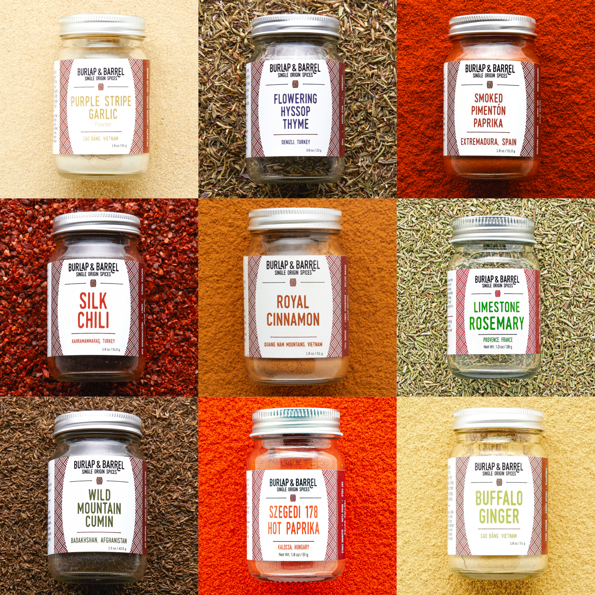 Spice Rack Essentials: a Comprehensive Set of Spices and