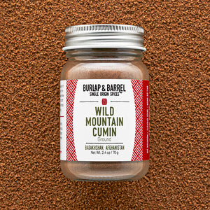 Jar of Ground Wile Mountain Cumin from Burlap & Barrel
