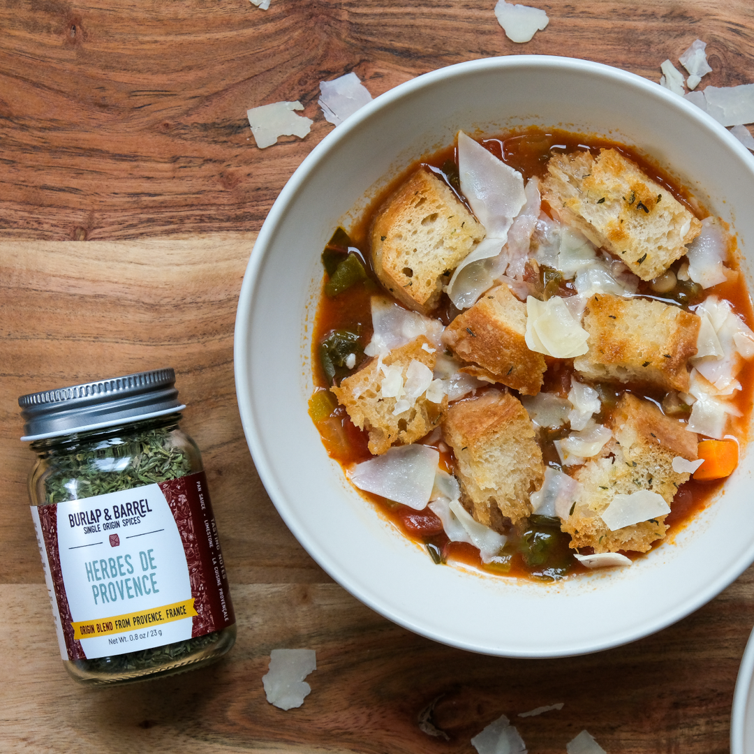 Herbes de provence ribollita
