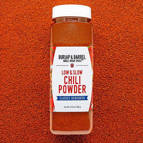 Low_Slow_Chili_Powder foodservice container photo by Burlap & Barrel