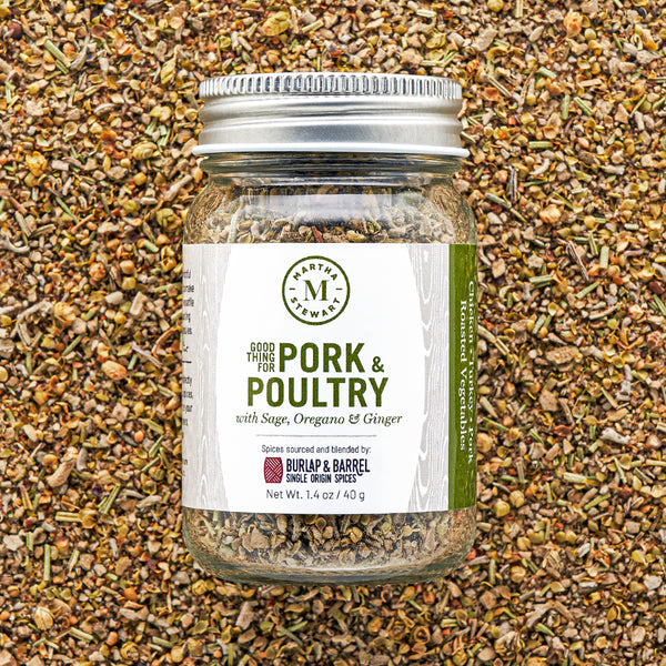 Martha Stewart Spice Blend for Pork & Poultry. Made by Burlap & Barrel
