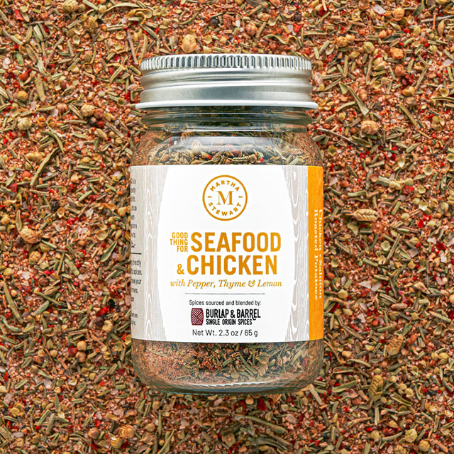 Martha Stewart's Seafood & Chicken Spice blend with Burlap & Barrel