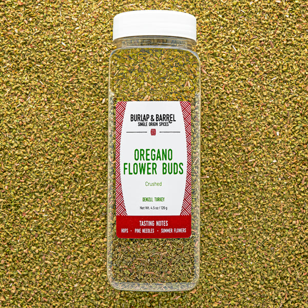 Oregano Flower Buds Crushed Container by Burlap & Barrel