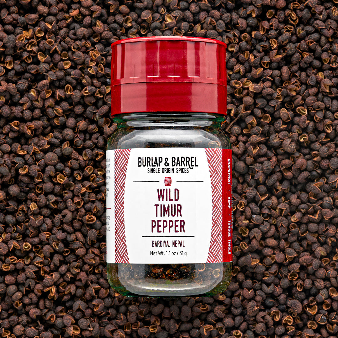 Wild Timur Pepper – Burlap Barrel