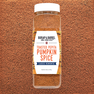 Container of Toasted Pepita Pumpkin Spice from Burlap & Barrel