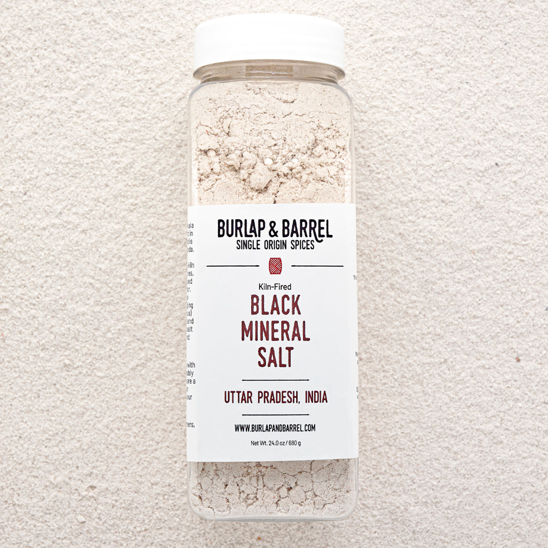 Black Mineral Salt - Burlap & Barrel