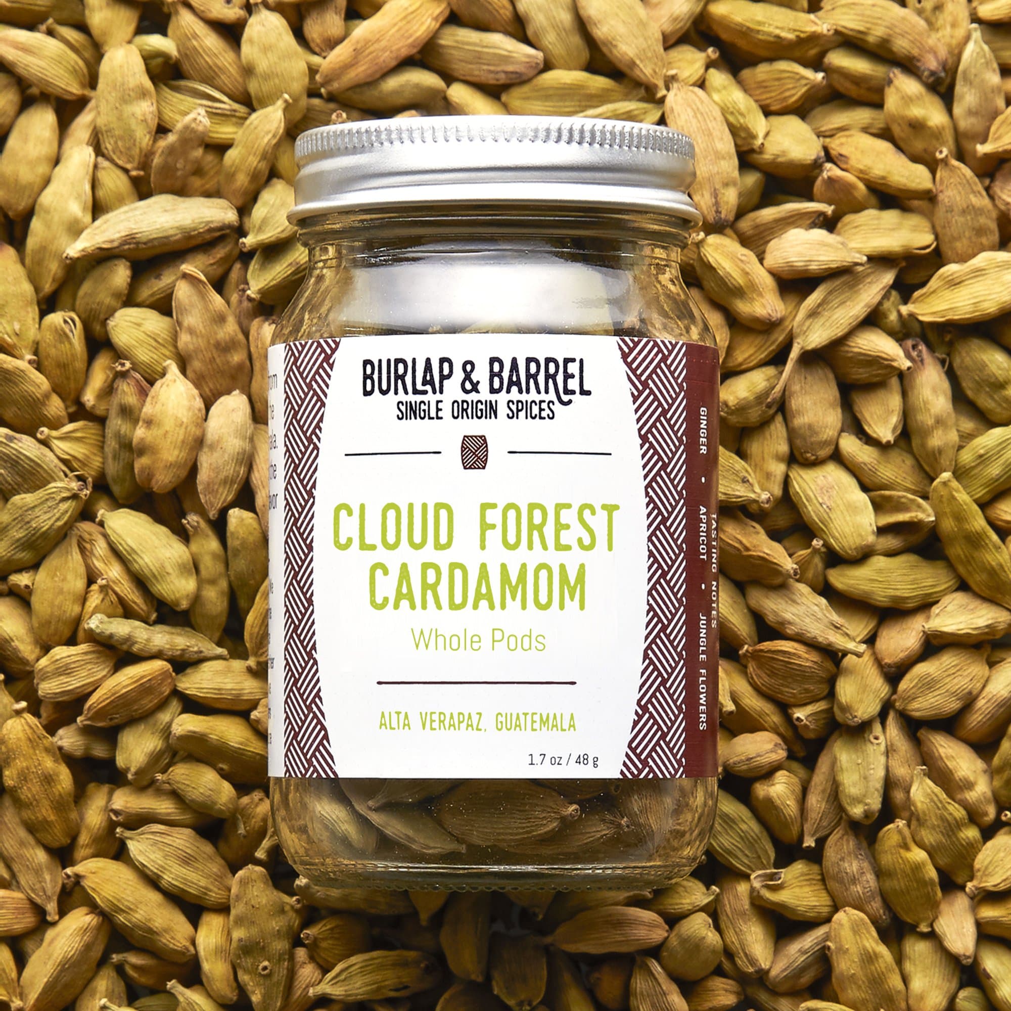 Cloud Forest Cardamom Burlap & Barrel