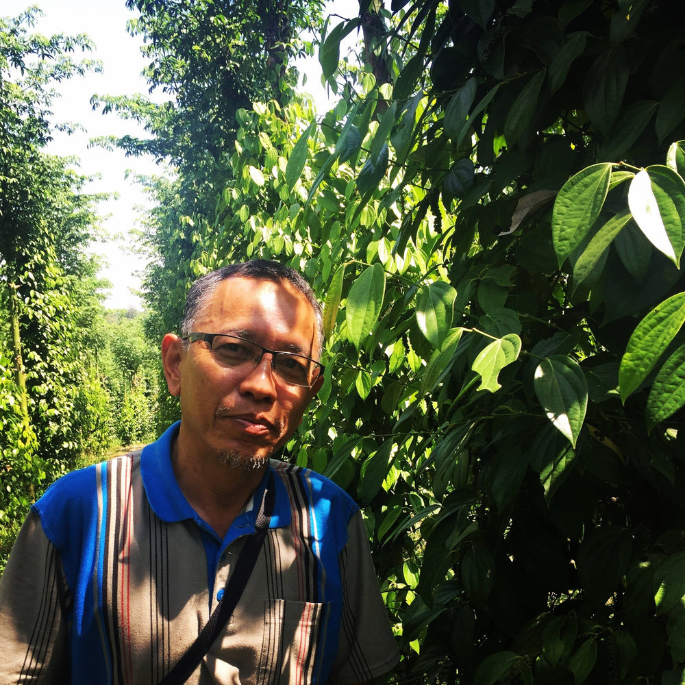 Partner Farmer, Sugiri in Indonesia Fermented White Peppercorns from Burlap & Barrel