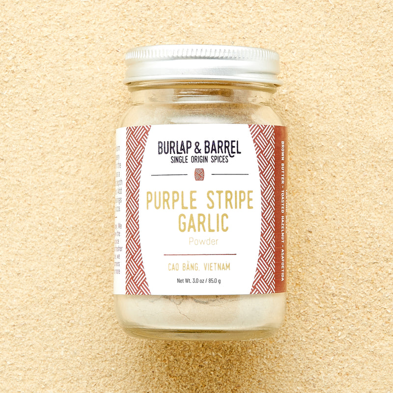 Purple Stripe Garlic - Burlap & Barrel
