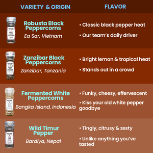 Zanzibar Black Peppercorns