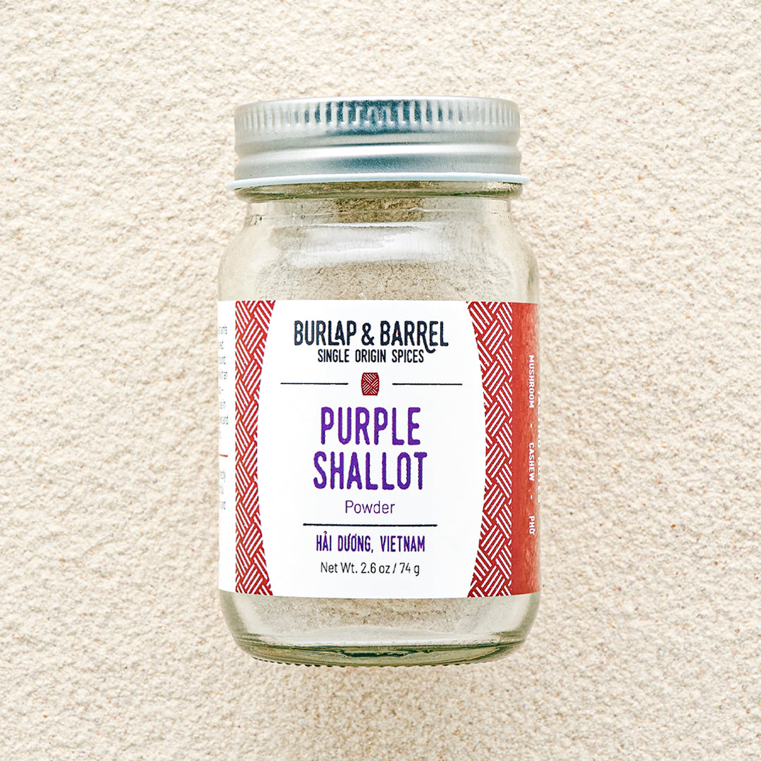 Purple Shallot Powder Burlap & Barrel